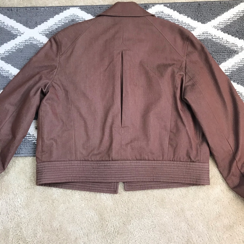 Etcetera Waist Length Button Front Jacket Womens … - image 4